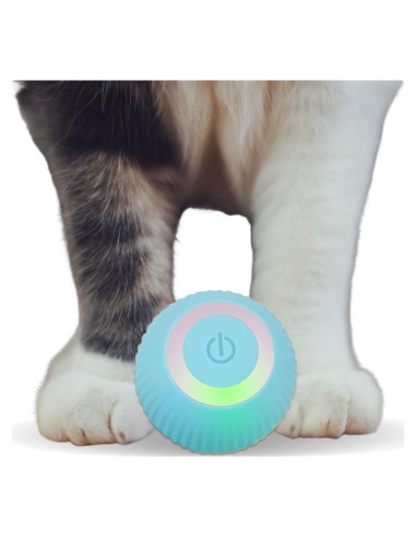 Bola Juguete Interactiva para Gatos Found Notice Azul
