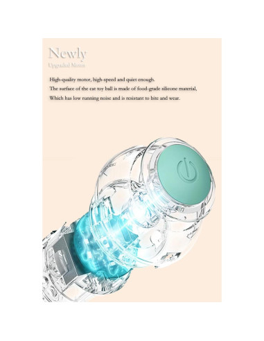 Bola Juguete Interactiva para Gatos Found Notice Azul