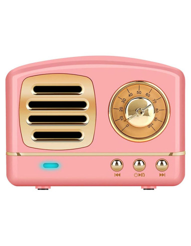 Altavoz Bluetooth Dosmix HM11 Rosa, Inalámbrico y Portátil