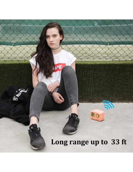 Altavoz Bluetooth Dosmix HM11 Rosa, Inalámbrico y Portátil