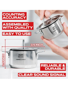 Temporizador Mecánico de Cocina Forjars FKT-SS 60 Minutos 2