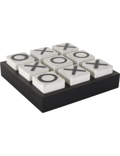 Juego de Tic Tac Toe Deco 79 de Madera Negro 35,56 cm 2