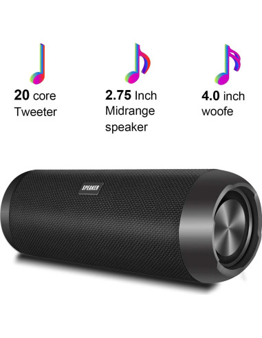 Altavoz Bluetooth Ykall M2Pro 30W IP67 Portátil 30h Reproducción