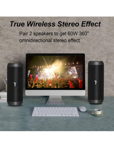 Altavoz Bluetooth Ykall M2Pro 30W IP67 Portátil 30h Reproducción