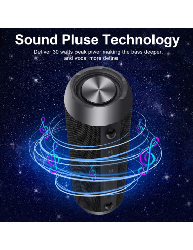 Altavoz Bluetooth Ykall M2Pro 30W IP67 Portátil 30h Reproducción