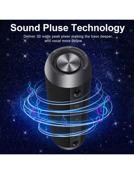 Altavoz Bluetooth Ykall M2Pro 30W IP67 Portátil 30h Reproducción