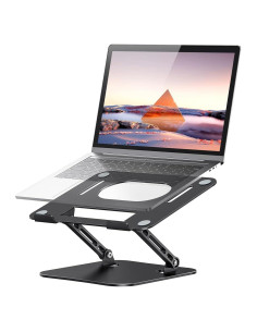 Soporte Ajustable para Laptop JOIOT Plegable Negro 11-16"