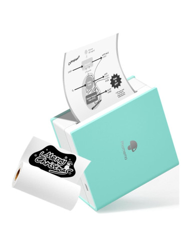 Impresora de Etiquetas Mini Memoqueen M02 Térmica Verde