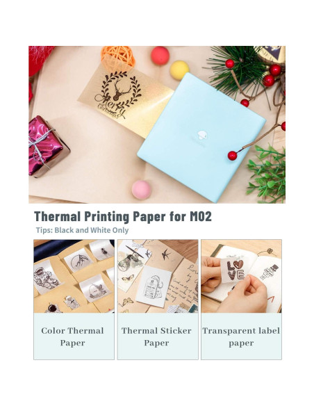 Impresora de Etiquetas Mini Memoqueen M02 Térmica Verde