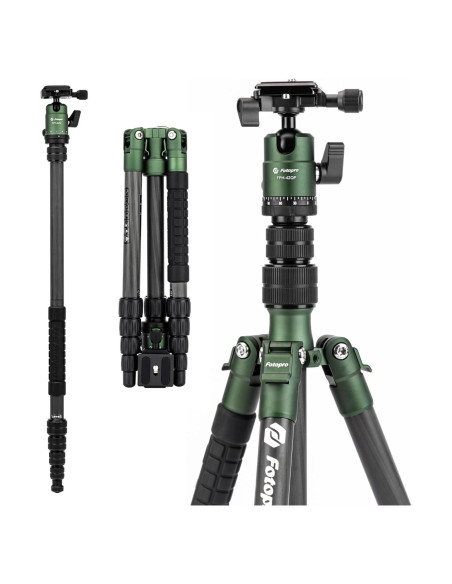 Trípode Fotopro X-go 59" Fibra de Carbono 8kg