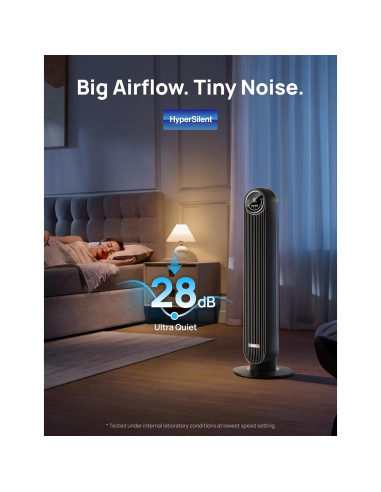 Ventilador de Torre Dreo Nomad One 36cm Silencioso 28dB