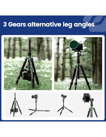 Trípode Fotopro X-go 59" Fibra de Carbono 8kg