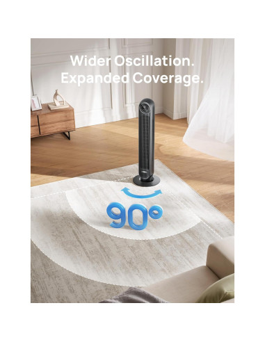 Ventilador de Torre Dreo Nomad One 36cm Silencioso 28dB