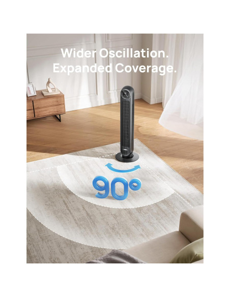 Ventilador de Torre Dreo Nomad One 36cm Silencioso 28dB