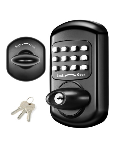 Cerradura de Puerta Digital STEINBRÜCKE MKD-001ZB-SK Sin Llave