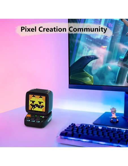 Divoom Ditoo Altavoz Bluetooth Retro 16x16 LED Negro