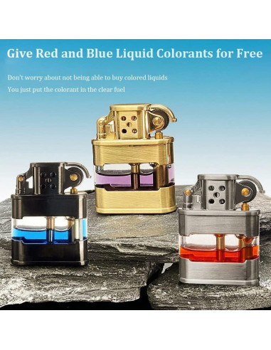 Encendedor Vintage Fralwo Plata Recargable Antiviento