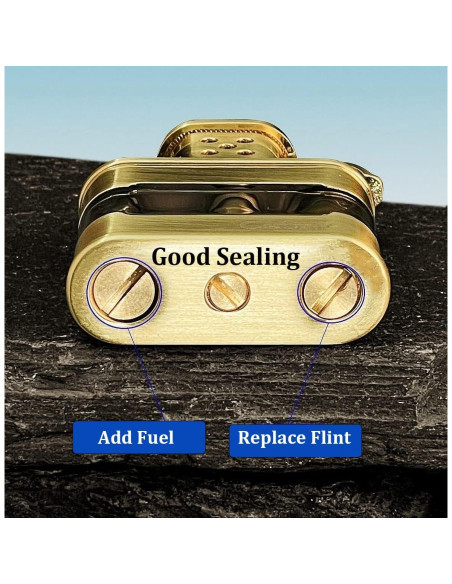 Encendedor Vintage Fralwo Plata Recargable Antiviento