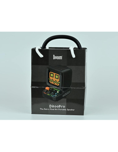 Divoom Ditoo Altavoz Bluetooth Retro 16x16 LED Negro