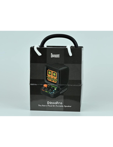 Divoom Ditoo Altavoz Bluetooth Retro 16x16 LED Negro