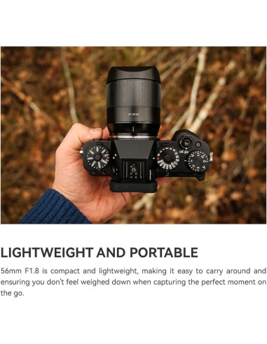 Lente TTartisan AF 56mm F1.8 para cámaras Fuji X-Mount
