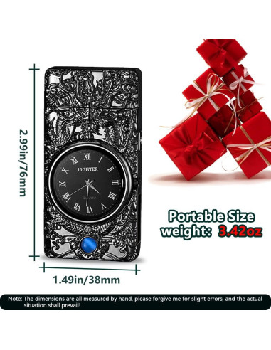 Encendedor SKRFIRE Dragon Eléctrico USB con Luz LED