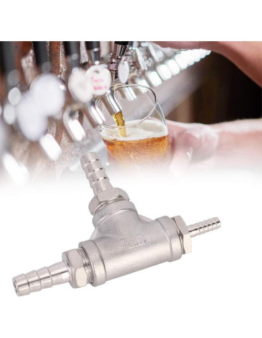 Kit de Aeración de Cerveza TOPINCN Acero Inoxidable 3.2 Micrones