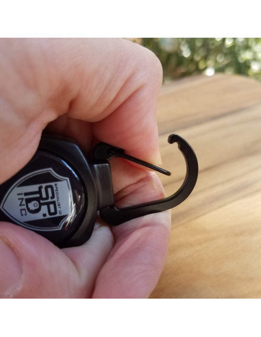 Carrete Retráctil Specialist ID - Paquete de 2 - Negro