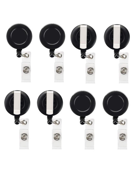 Portabrochuras Retráctiles JANYUN 100 Pcs Negro 71.9 cm Portabrochuras Retráctiles JANYUN 100 Pcs Negro 71.9 cm