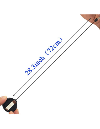 Portabrochuras Retráctiles JANYUN 100 Pcs Negro 71.9 cm