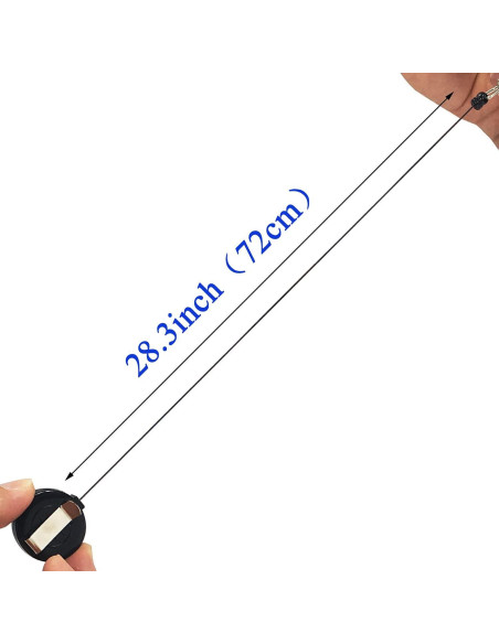 Portabrochuras Retráctiles JANYUN 100 Pcs Negro 71.9 cm Portabrochuras Retráctiles JANYUN 100 Pcs Negro 71.9 cm