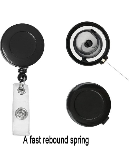 Portabrochuras Retráctiles JANYUN 100 Pcs Negro 71.9 cm Portabrochuras Retráctiles JANYUN 100 Pcs Negro 71.9 cm