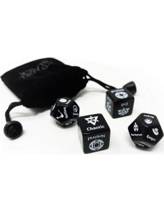 Juego de Dados Randomizador de Personajes Citadel Black D&D 2