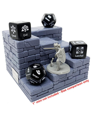 Juego de Dados Randomizador de Personajes Citadel Black D&D