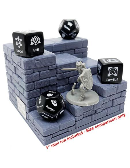 Juego de Dados Randomizador de Personajes Citadel Black D&D