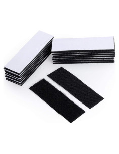 BRAVESHINE Cinta de Gancho y Bucle Adhesiva 1.2x10 cm