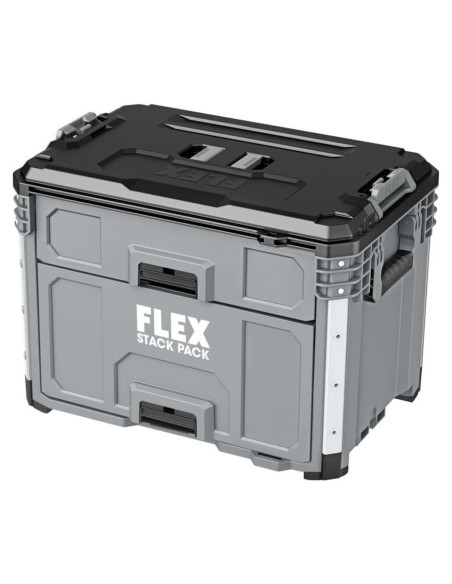 Caja de Herramientas FLEX 2 Cajones 31.75 kg Gris/Negro