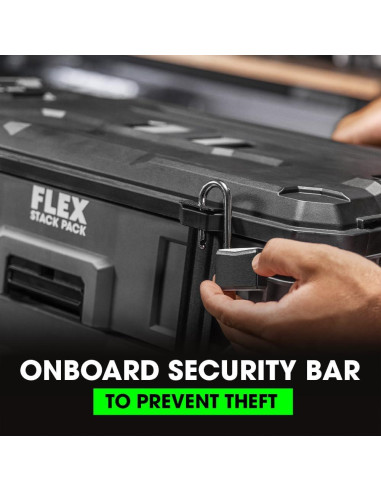 Caja de Herramientas FLEX 2 Cajones 31.75 kg Gris/Negro