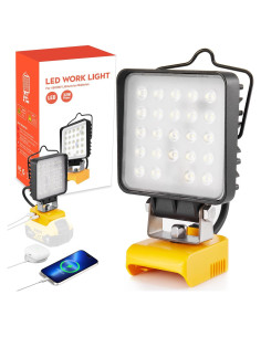 Luz de Trabajo LED Dewalt 18V/20V 32W 3200LM Portátil