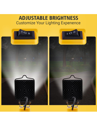 Luz de Trabajo LED Dewalt 18V/20V 32W 3200LM Portátil