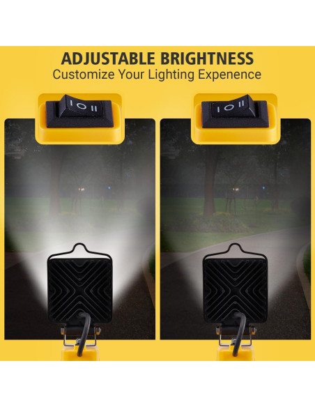 Luz de Trabajo LED Dewalt 18V/20V 32W 3200LM Portátil