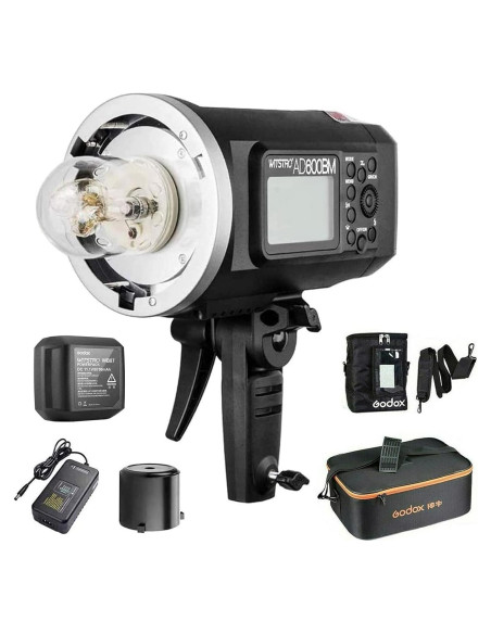 Flash Estroboscópico Godox AD600BM 600Ws con Bolsa