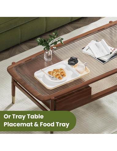 Mesa de brazo para sofá Thideewiz, soporte giratorio 360