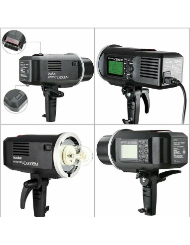 Flash Estroboscópico Godox AD600BM 600Ws con Bolsa