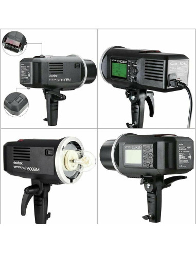 Flash Estroboscópico Godox AD600BM 600Ws con Bolsa
