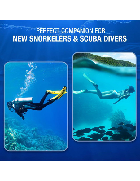 Máscara de Buceo Kraken Aquatics FBA_KA201-BK Antivaho