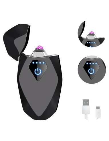 Encendedor de Arco Doble RSBYE Recargable USB A Prueba de Viento