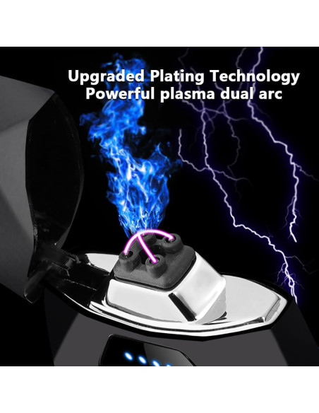 Encendedor de Arco Doble RSBYE Recargable USB A Prueba de Viento