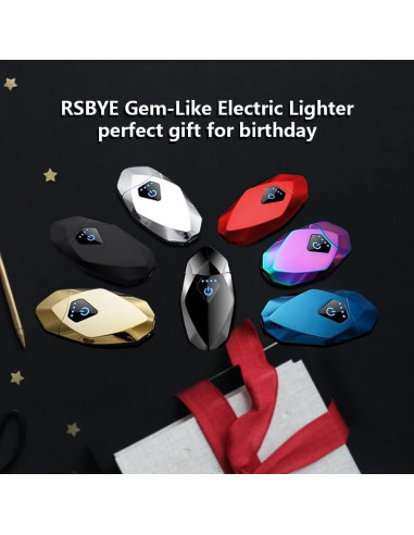 Encendedor de Arco Doble RSBYE Recargable USB A Prueba de Viento
