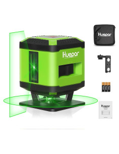 Nivel Láser Huepar FL360G Cuadrado Verde 20m Autonivelante